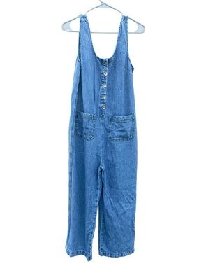 Sincerely Jules size Small Light Blue Denim One-Piece Overalls jumpsuit